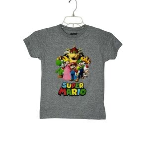 Nintendo Super Mario Hybrid Short Sleeve Boys T-Shirt Medium